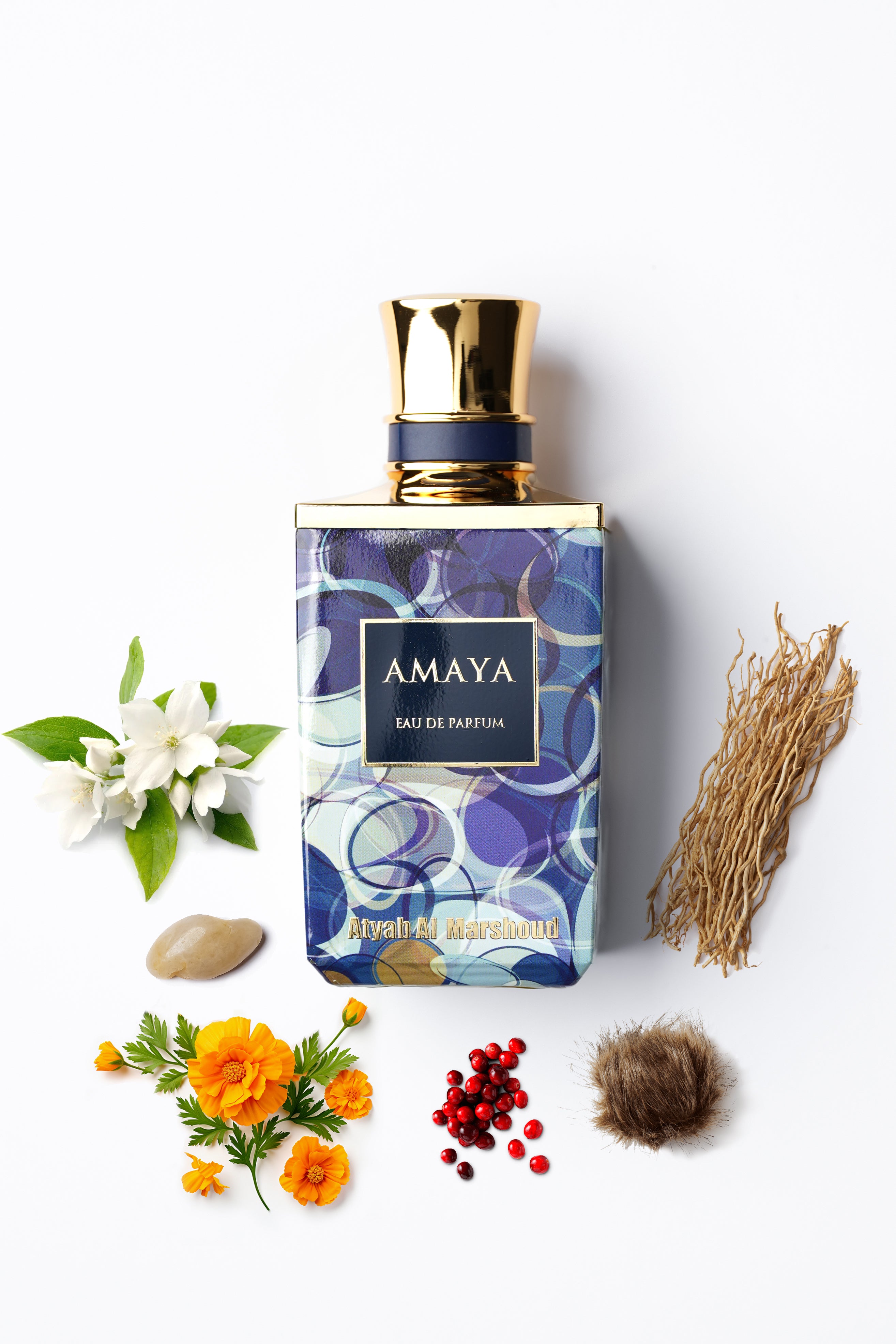 Amaya Blue Perfume – Floral Spicy Scent with Jasmine Amber